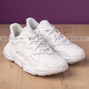 Кроссовки Adidas Ozweego (белый/эко кожа)