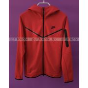 CU4490-657 Олимпийка от Nike Tech Fleece (красный)