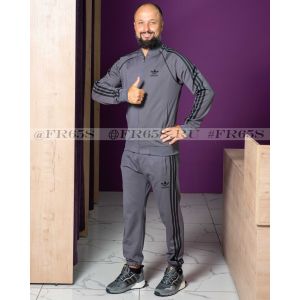 4597 Мужской спортивный костюм от Adidas (серый)