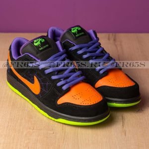 Кроссовки Nike SB Dunk Low Pro (чёрный/оранжевый)
