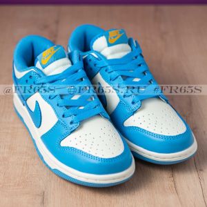 Кроссовки Nike Dunk Low (голубой/белый)