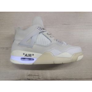 Кроссовки Nike Air Jordan 4 Retro (бежевый)