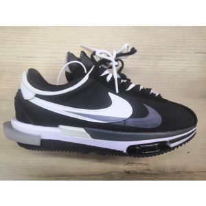 Кроссовки Nike Sacai Cortez (чёрный/белая галка)