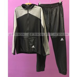 20116 Спортивный костюм от Adidas (чёрный/серый)