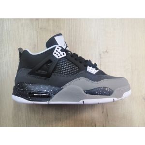 Кроссовки Nike Air Jordan 4 Retro (т.Серый/в точку)