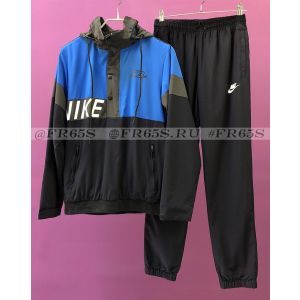 8004 Спортивный костюм от Nike(чёрный/синий)
