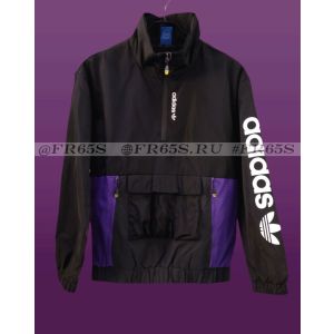 H09356 Ветровка Анорак от Adidas (черный/фиолетовый)