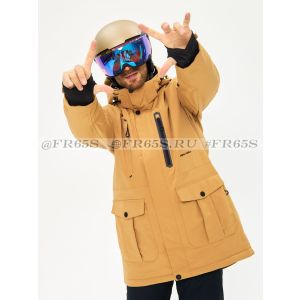 323/2829_19 Мужская сноубордическая куртка Alpha Endless Suitable PRO (Бежевый)