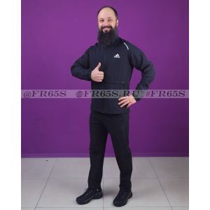 U9131 Спортивный костюм от Adidas (чёрный)