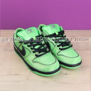 Кроссовки от Nike Dunk Low Pro SB X The Powerpuff Girls (зелёный)