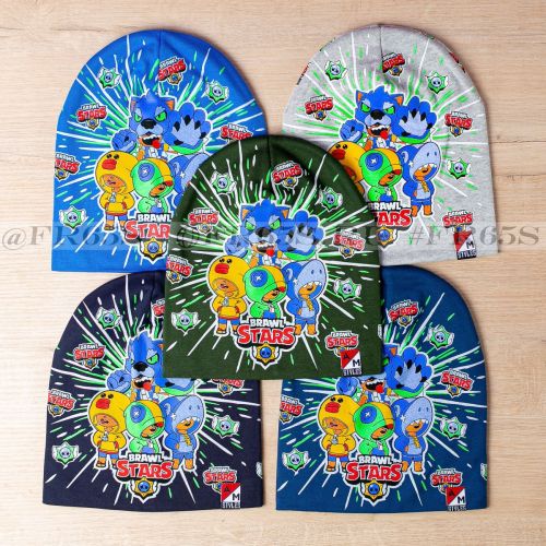 Шапка трикотажная двуслойная «Brawl Stars»