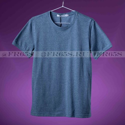 D33522-12 Футболка от Qwentiny (с.синий)