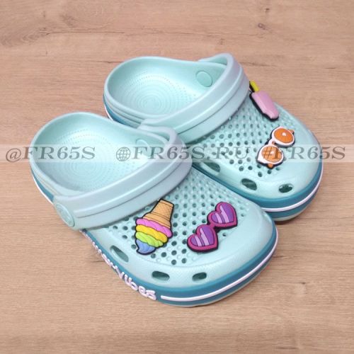 Детские сабо COQUI 6423 (голубой)