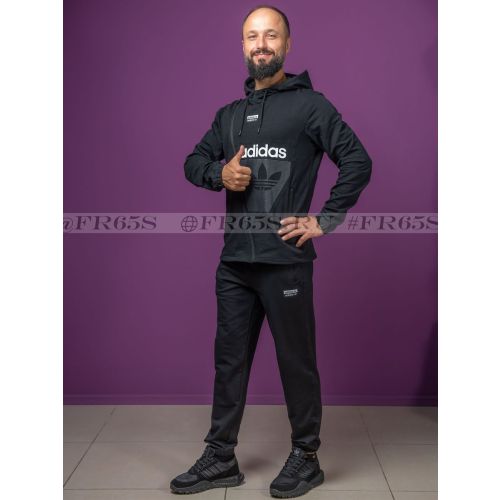 X0116 Спортивный костюм от Adidas (чёрный)