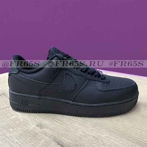 ND650012156 Кроссовки от Nike Air Force 1 07 (чёрный/гладкая кожа)