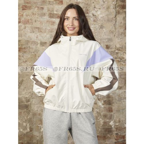 T3306-6 Куртка женская Strobbs (белый/фиолетовый)