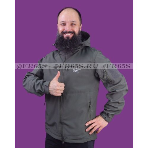 8036 Ветровка Arcteryx (хаки)