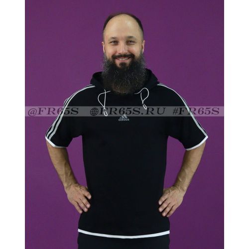 K-32150 Футболка c капюшоном от Adidas (черный)