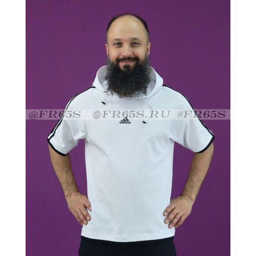 K-32150 Футболка c капюшоном от Adidas (белый)