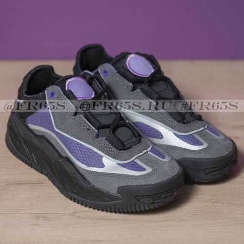 Кроссовки Adidas NITEBALL (серый/фиолетовый)