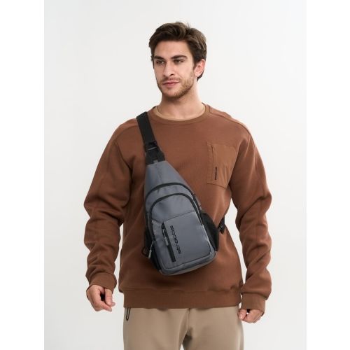 X115-4 Сумка-слинг Strobbs (серый)