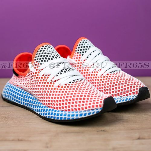 Кроссовки Adidas PW Human Rase (розовый/голубой)