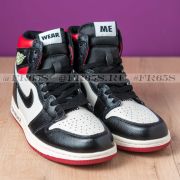 Кроссовки Nike Air Jordan Retro-1 Not For Resale (белый/чёрный)
