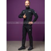 C6748A Мужской спортивный костюм от Adidas (чёрный)