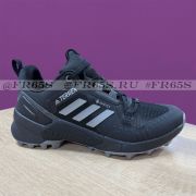 Кроссовки от Adidas Terrex Swift R3 GTX (чёрный/серые полосы)