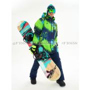423/248_1 Мужской горнолыжный сноубордический костюм Alpha Endless Neon Crazy SNB (Разноцветный)
