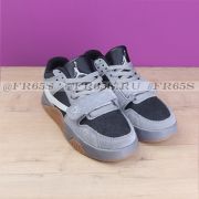 Кроссовки от Nike Air Jordan Cut The Check X Travis Scott (серый/чёрный)