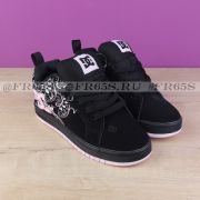 Кроссовки DС Shoes Court Graffik (чёрный/фиолетовый)