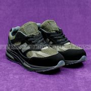 NBL650091126 Кроссовки от New Balance X Stone Island 991v2 (черный/хаки)