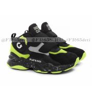 98-010A Кроссовки детские TM«INDIGO KIDS» (чёрный/салатовый)