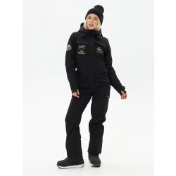 324/2754_1 Женский зимний сноубордический комбинезон Alpha Endless Skyline (чёрный)