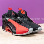 Кроссовки Nike Air Jordan XXXV Zion Pe (чёрный/красный)